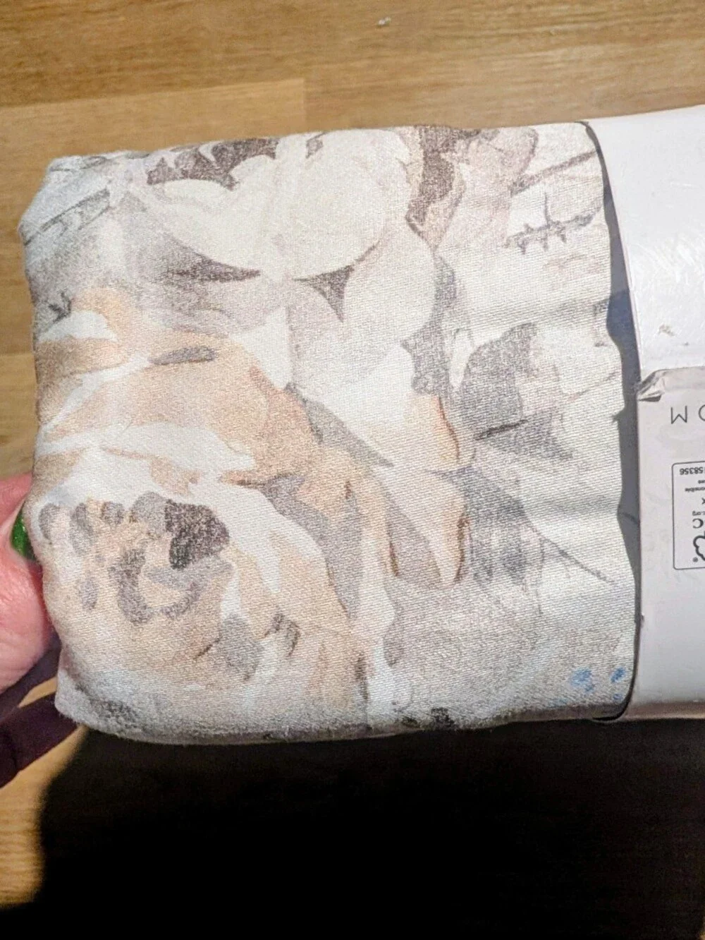 Cabbage & Roses King Duvet Cover Set w/ 2 King Shams in Borgain Linen Gray
